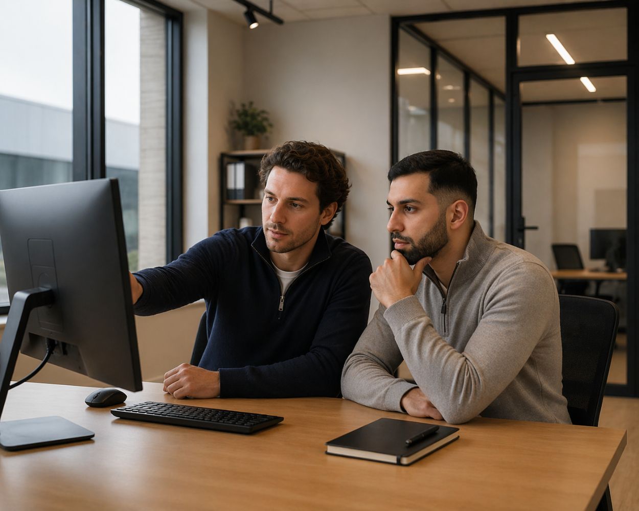 Onlizo team aan het werk